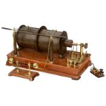 Large Induction Coil with Hertz Spark Gap  1) Spark gap transmitter, English, probably made by