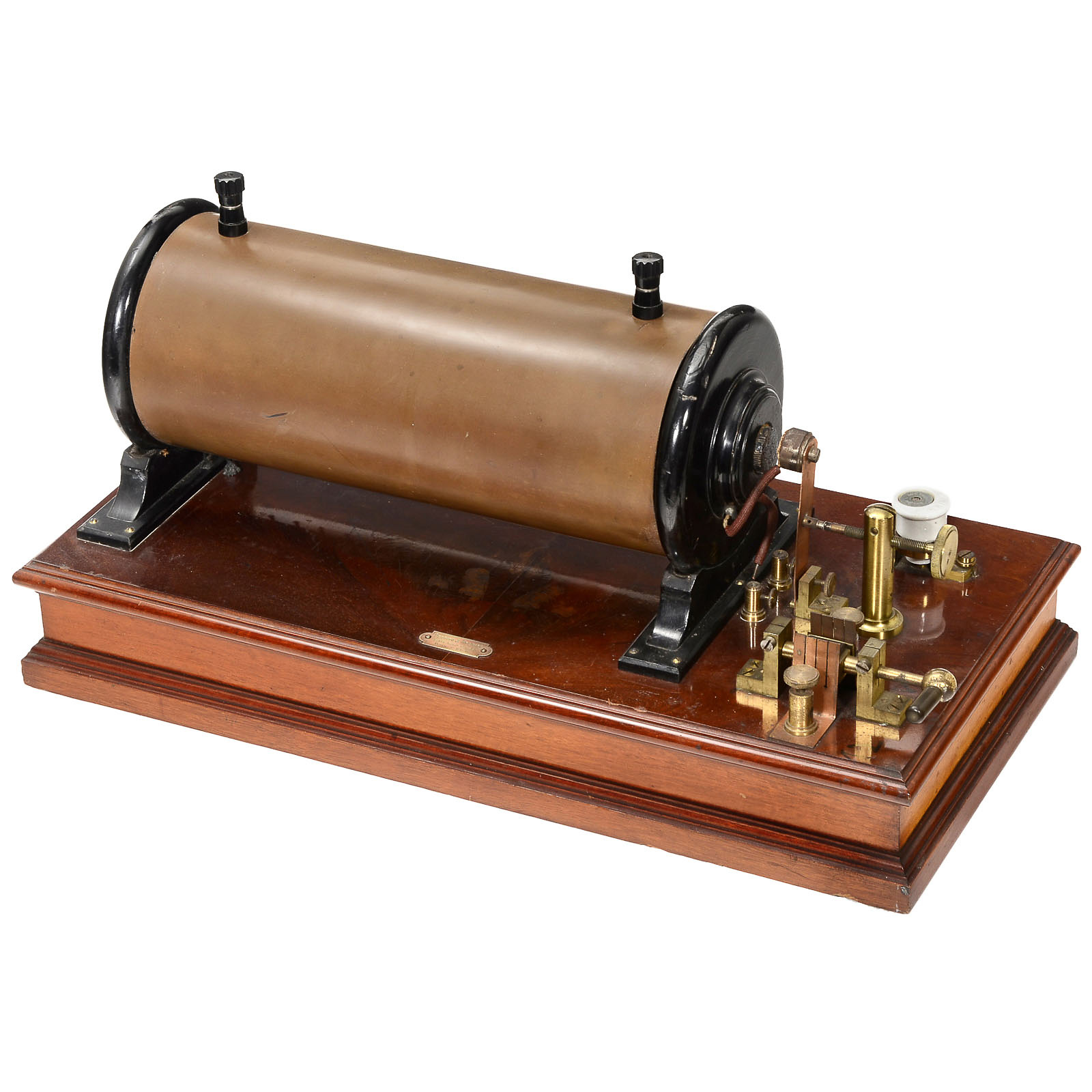 Large Induction Coil Based on Ruhmkorff's Design, c. 1900  Manufacturer: "Penning & Heuwing,