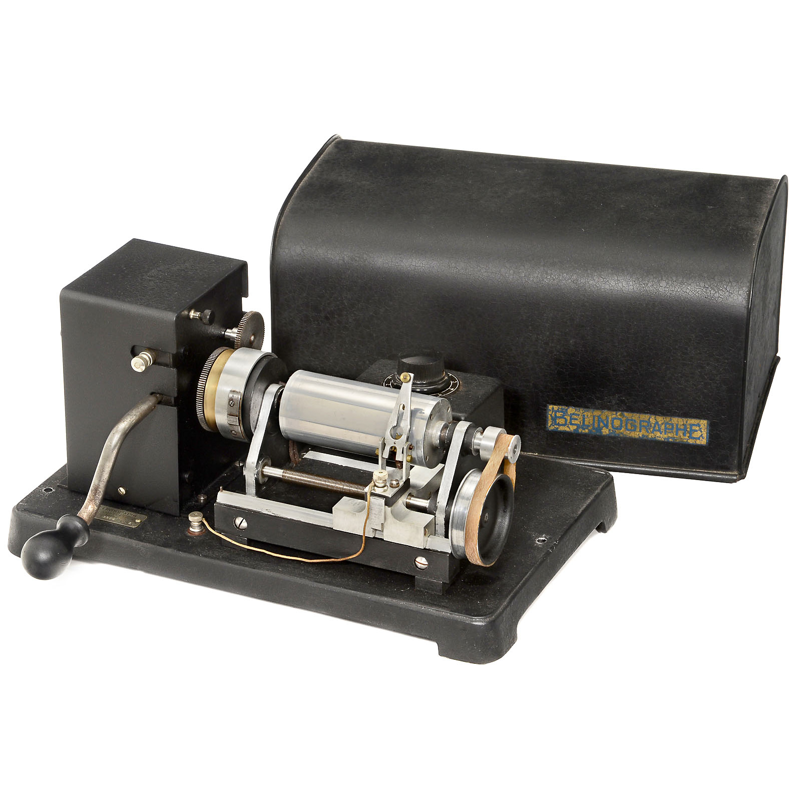 Facsimile "Bélinographe", c. 1928  One of the early practical fax machines, created by French "