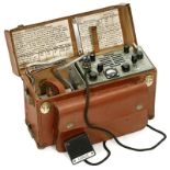 PRT-20-1 Portable Radiotelephone, c. 1960  Manufacturer: Spilsbury & Tindall Ltd., Canada. Shortwave