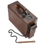 Interference Source Receiver by Siemens, c. 1930  Type Su G. 68c, 3 valves, battery-operated, in