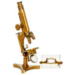 R. & J. Beck Compound Microscope, c. 1880
Signed on the solid tripod base: "R. & J. Beck, London &