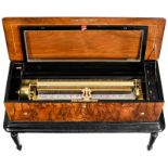 Large Mandoline Musical Box, c. 1880
No. 39430, possibly by Perrelet & Cie, playing eight airs, with