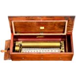 Rare Key-Wind Grand Format Forte Piano Musical Box by Nicole Frères, c. 1845
No. 26868, playing 12