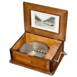 Lochmann "Original" Disc Musical Box, c. 1900
For discs of 15 1/3 in. diameter, no. 244,