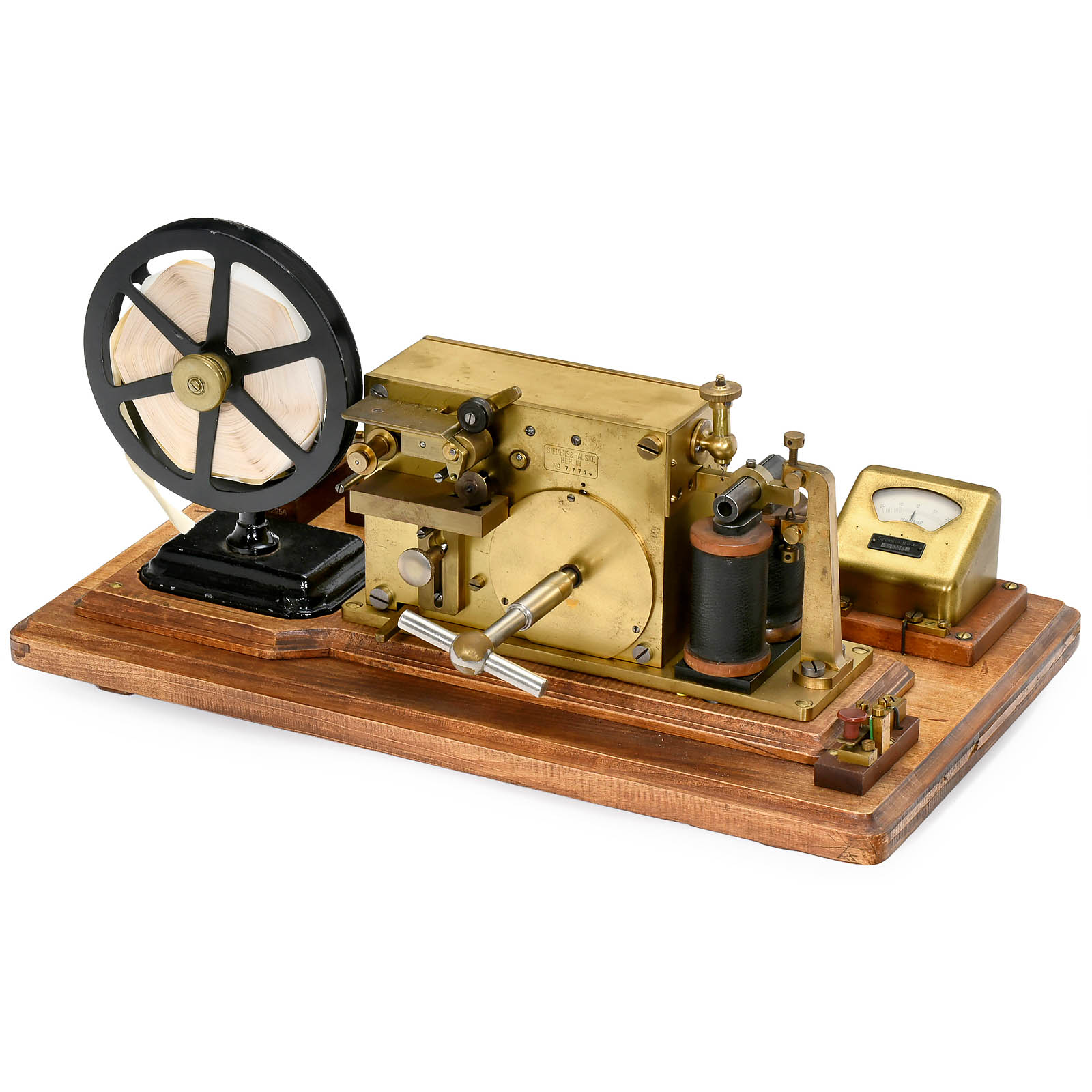 German Telegraph System by Siemens & Halske, c. 1880
Used by the German Imperial Railway; comprising