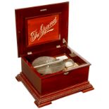 Stella "The Grand" Disc Musical Box by Mermod Frères, c. 1900
No. 25013, for 9 5/8 in. discs, 80