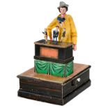 Musical Manivelle Organ-Grinder Automaton, c. 1880
With composition head depicting a man with