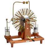 Wimshurst's Electrostatic Machine, c. 1920
Marked: "Philip Harris & Co. Ltd., Birmingham,
