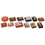 12 Modern Musical Jewelry Boxes
With small movements by Reuge, Romance and Ercolan, five in inlaid