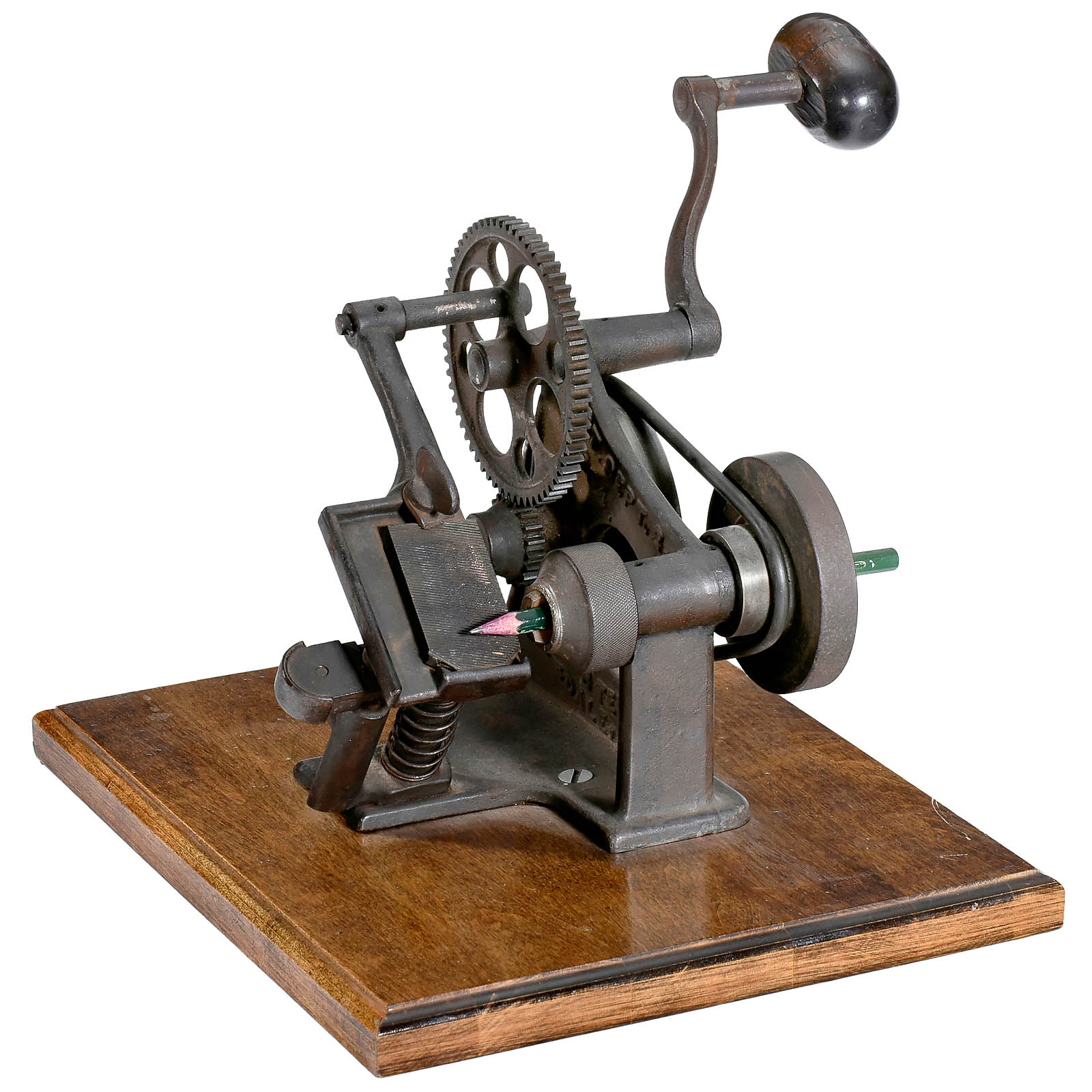 Pencil Sharpener by E.S. Stimpson, 1884
Early cast-iron machine, patented in the U.S. under no. - Image 2 of 5