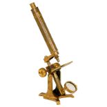 English Brass Microscope by William Ladd
Signed on the claw foot base: "Willm Ladd, Penton Place,