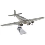 Junkers Ju52/3m Model Aeroplane
1:30 scale aluminum model with typical Junkers corrugated sheet iron