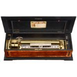 Harp Harmonie Piccolo Musical Box, c. 1890
No. 43940, playing 12 popular and operatic airs including