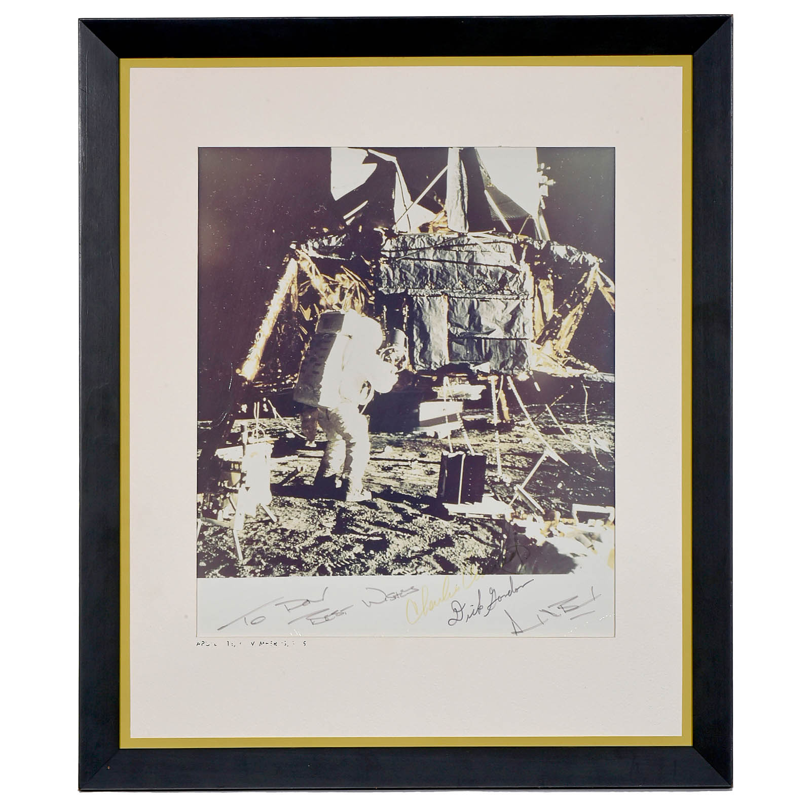 Signed Color Image: "Apollo 12, the Second Manned Mission to the Moon", 1969 onwards
Lunar module