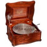 Regina 20 ¾-Inch Style 39 Disc Musical Box, c. 1910
By "Regina Music Box Company, USA", serial no.