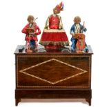 Rare 20-Key Barrel Organ with Three Monkey Automata by Théroude, c. 1865
Retailed by Maison Alphonse