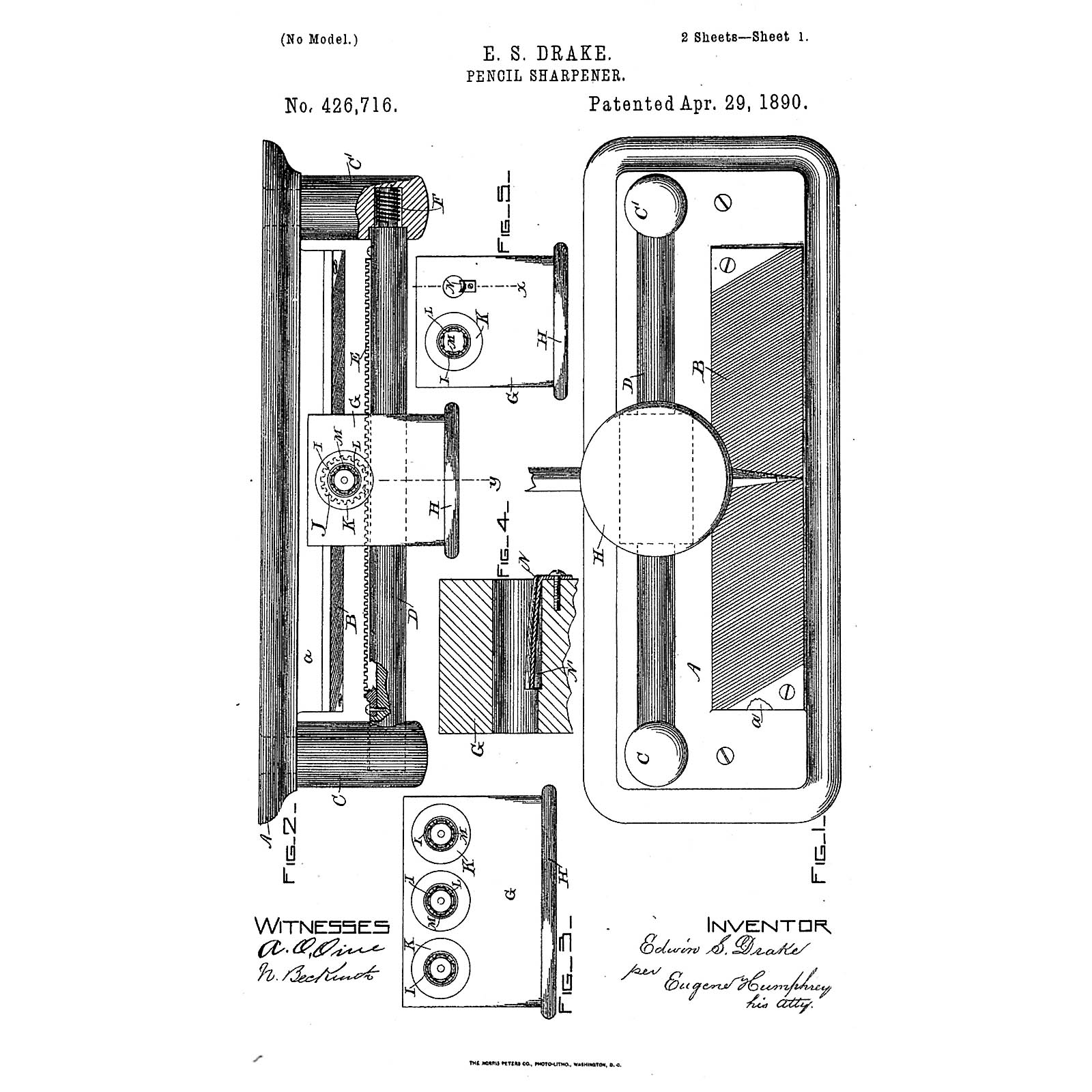 Pencil Sharpener by T.A. Henderson, 1886
This is the only one known model of the Thomas Alexander - Bild 5 aus 6