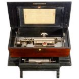 Interchangeable Musical Box, c. 1895
No. 06977, with six 8-air cylinders, 66 teeth in comb (