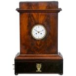 Empire Clock with Fusee Cylinder Musical Movement, c. 1820
With 4-inch enameled Arabic dial, two-