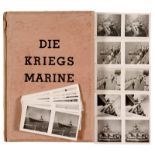 Raumbild Slipcase "Die Kriegsmarine", 1942 Publisher "Raumbild-Verlag Otto Schönstein", 84 pages,