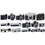 16 Subminiature Cameras 1) Goldammer. Goldeck 16, 1959, no. 81515, Color-Ennit 2,8/20 mm (