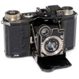 Super Nettel I (536/24), Black, 1935 Zeiss Ikon, Dresden. No. Y 32606, 35mm camera, size 24 x 36 mm,