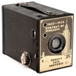 "1833–1933 Century of Progress" Brownie Eastman Kodak, USA. No. 2 Brownie Special, 1933, camera with