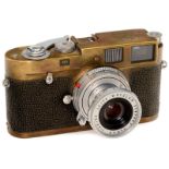 Leica M1 Olive (Bundeseigentum), 1964 Leitz, Wetzlar. Rare M1 olive "Bundeseigentum" (without