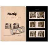 Raumbild Stereo Slipcase "Venedig" (Venice), 1935 Raumbild Verlag Otto Schönstein, Diessen am