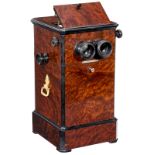 Table-Top Series Stereo Viewer (9 x 18), c. 1890 H. Mackenstein, Paris. Series viewer with endless