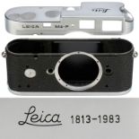 Leica M4-P Blank (Mis-Engraved: 1813–1983) Leitz, Canada. Blank with cover plate and base plate.