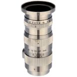 Nikkor-Q.C 3,5/13,5 cm (M39) Nippon Kogaku, Japan. No. 260062, chrome, Leica screw-mount M39, with