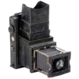 Mentor Folding Reflex, 1913 Goltz & Breutmann, Dresden. Size 9 x 12 cm on plates, focal plane