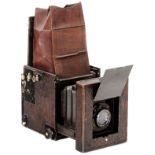 Ernemann "Spiegelreflex-Camera", c. 1907 Ernemann, Dresden. Plate size 9 x 12 cm, focal plane