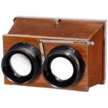 Hand-Held Stereo Viewer 9 x 14, c. 1920 Manufacturer unknown, stereo viewer for cards and slides