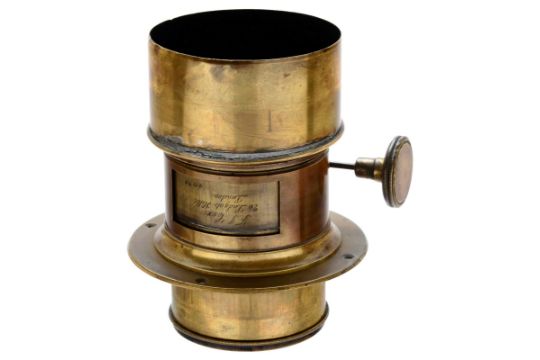 Objectif Petzval Vintage – Laiton – Portrait – Moyen/grand Format