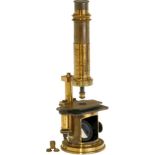 French Drum Microscope by Nachet, c. 1870
Signed on the ring: "Nachet Opticien, Rue Serpente, 16,