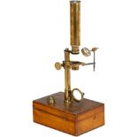 Compound Traveling Microscope, c. 1850
Unsigned, in the style of Plössl of Vienna, original