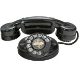 Belgian Ateaphone Serie 30 Telephone, c. 1928
Manufacturer: New Antwerp Telephone & Electrical