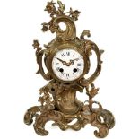 French Rococo-Style Boudoir Clock by Mougin, Ende of 19th Century
8-day movement signed "A.D.