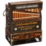 Bacigalupo Violinopan Barrel Organ, c. 1895
Model no. 20, signed: "Cocchi, Bacigalupo & Graffigna;