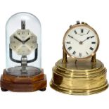 2 English Electric Mantel Timepieces
1) Eureka Clock Co., London, patent no. 14614, serial no. 2501,