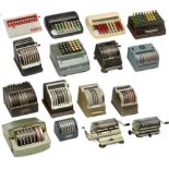 Collection of 16 Fast Adding Machines
Triumphator.
Condition: (-/-)  Sammlung von 16