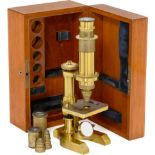 German Compound Microscope by Wasserlein, c. 1870
Signed on the stage: "R. Wasserlein, Berlin",