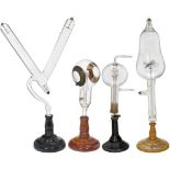 4 Interesting Physical Demonstration Models, c. 1900
1) Ebert's phosphorescent lamp with 2