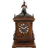 Rare Black Forest Timepiece with Monkey Automaton, c. 1880
With two-train clockwork movement in