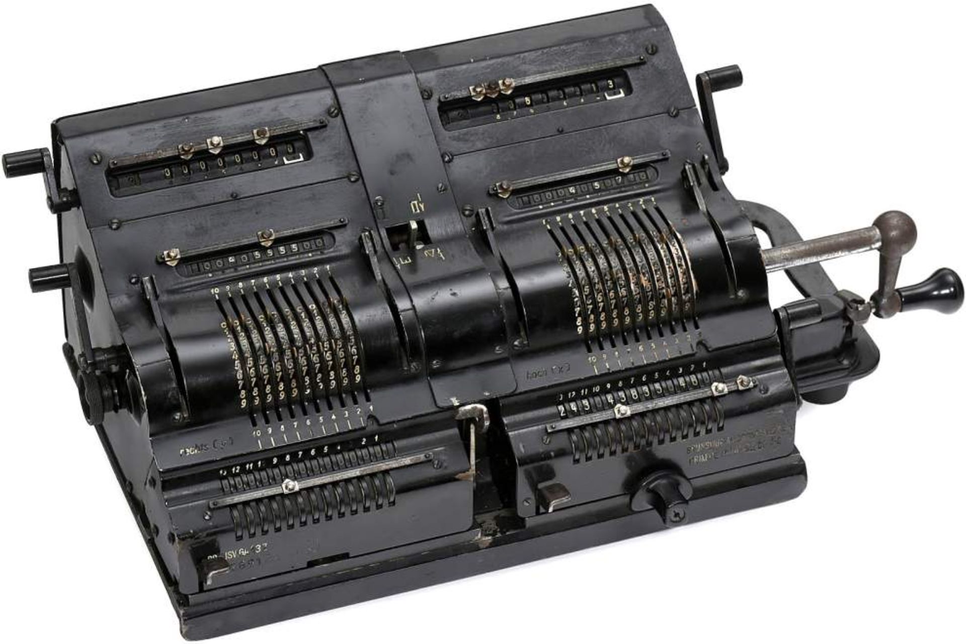 Brunsviga 13 Z Twin Calculator, 1932
Rare duplex machine for special calculations in surveying and