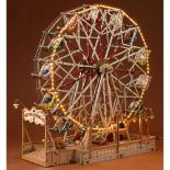 Working Model of a "Ferris Wheel"
Detailed fairground model, named "Het Reuzenraf", constructed of