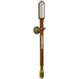 Cardanian-Mounted Stick Barometer by Cail, c. 1870
Nautical mercury barometer, signed on the bone